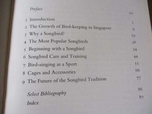 SONGBIRDS IN SINGAPORE - THE GROWTH OF A PASTTIME - LESLEY LAYTON