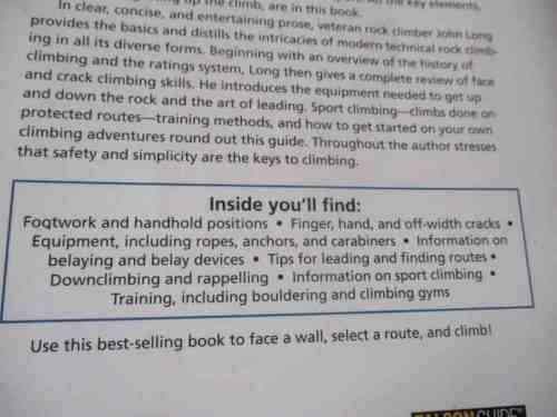 HOW TO ROCK CLIMB - JOHN LONG - FOURTH EDITION