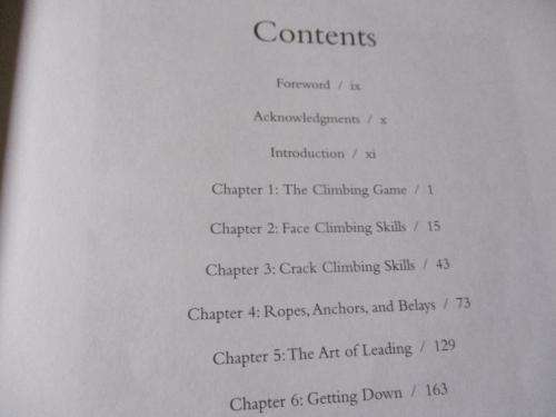 HOW TO ROCK CLIMB - JOHN LONG - FOURTH EDITION