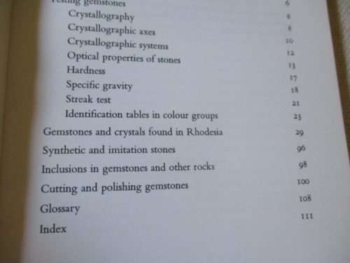 GEMMOLOGY - JOHN SWEENEY - BUNDU SERIES