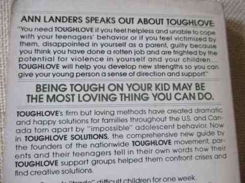 TOUGHLOVE SOLUTIONS - PHYLLIS YOURK, DAVID YORK AND TED WACHTEL
