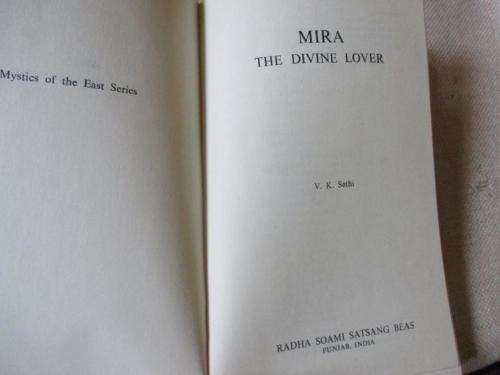 MIRA THE DIVINE LOVER - V.K. SETHI - MYSTICS OF THE EAST SERIES