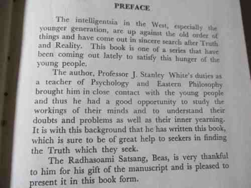 LIBERATION OF THE SOUL - PROF J STANLEY WHITE