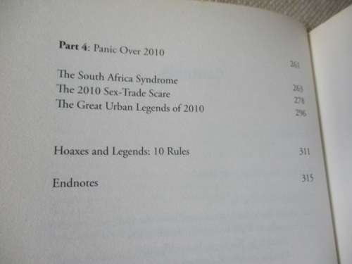 THE BURGLAR IN THE BIN BAG - URBAN LEGENDS, HOAXES AND MASS HYSTERIA - ARTHUR GOLDSTUCK