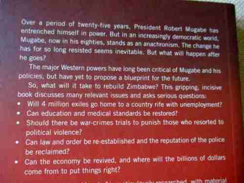 WHAT HAPPENS AFTER MUGABE ? - CAN ZIMBABWE RISE FROM THE ASHES - GEOFF HILL