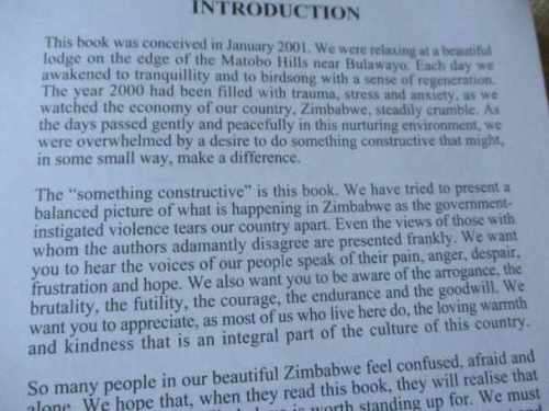 VOICES OF ZIMBABWE - THE PAIN - THE COURAGE - THE HOPE - GLYN HUNTER, LARRY FARREN, ALTHEA FARREN