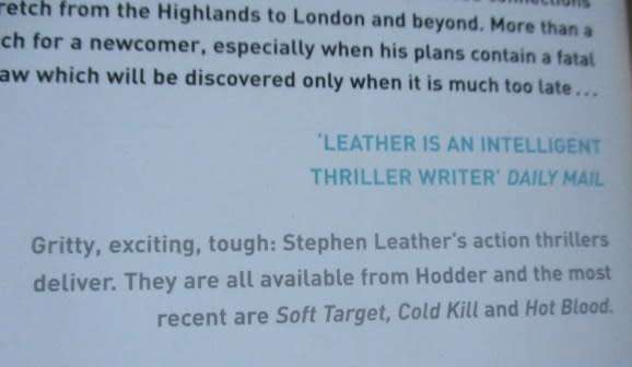 PAY OFF - STEPHEN LEATHER