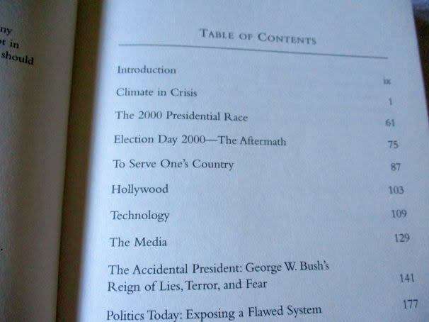 THE WORLD ACCORDING TO GORE - THE INCREDIBLE VISION OF THE MAN WHO SHOULD BE PRESIDENT