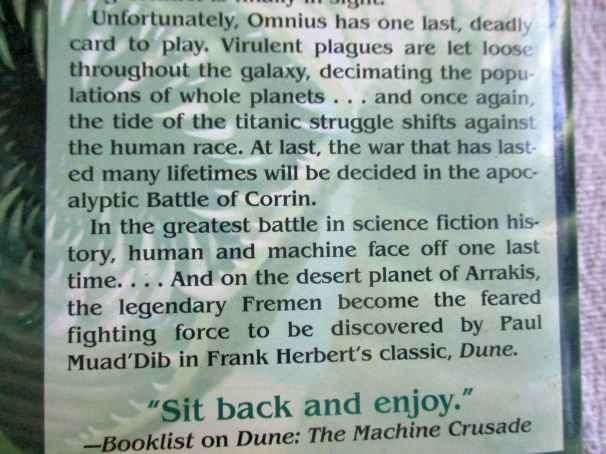 DUNE - THE BATTLE OF CORRIN  - BRIAN HERBERT AND KEVIN J ANDERSON