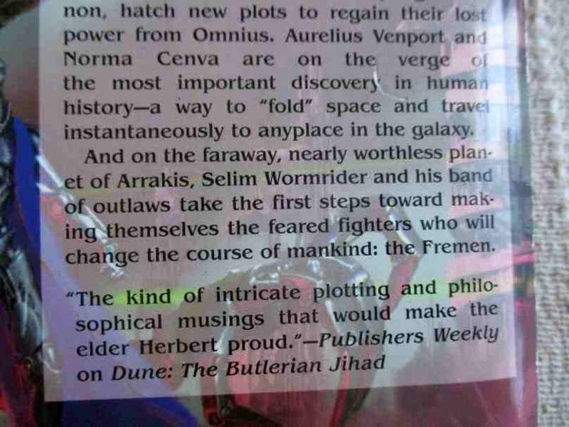 DUNE - THE MACHINE CRUSADE - BRIAN HERBERT AND KEVIN J ANDERSON