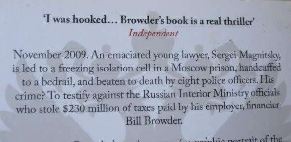 RED NOTICE - HOW I BECAME PUTIN`S NO.1 ENEMY - BILL BROWDER