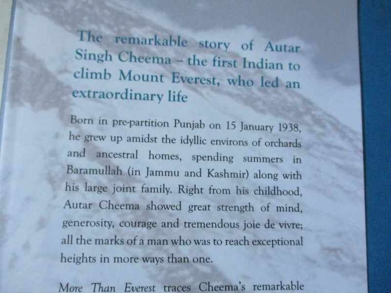 MORE THAN EVEREST - HE CONQUERED THE HEARTS OF MEN - THE EXTRAORDINARY LIFE OF AUTAR SINGH CHEEMA