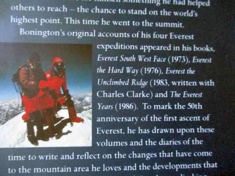 CHRIS BONINGTON`S EVEREST