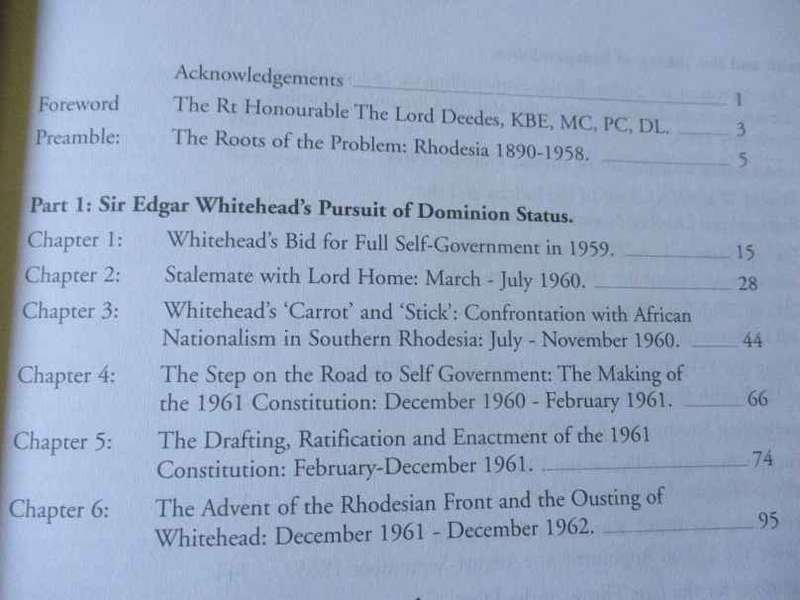 SO FAR AND NO FURTHER - RHODESIA`S BID FOR INDEPENDENCE DURING THE RETREAT FROM EMPIRE - JRT WOOD