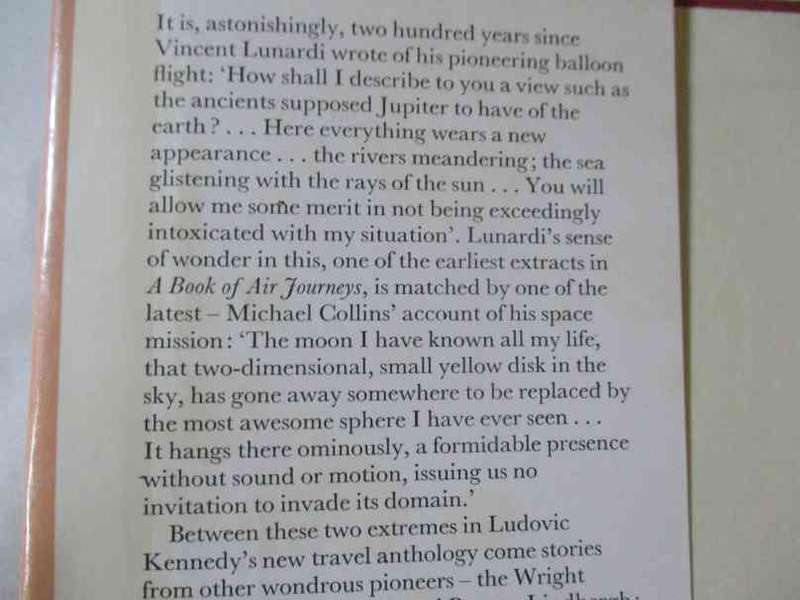 A BOOK OF AIR JOURNEYS - COMPILED BY LUDOVIC KENNEDY