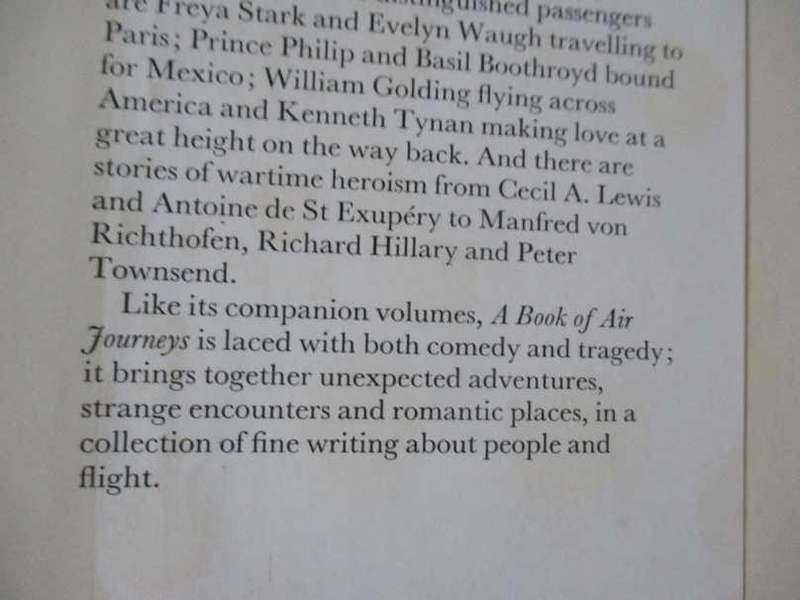 A BOOK OF AIR JOURNEYS - COMPILED BY LUDOVIC KENNEDY