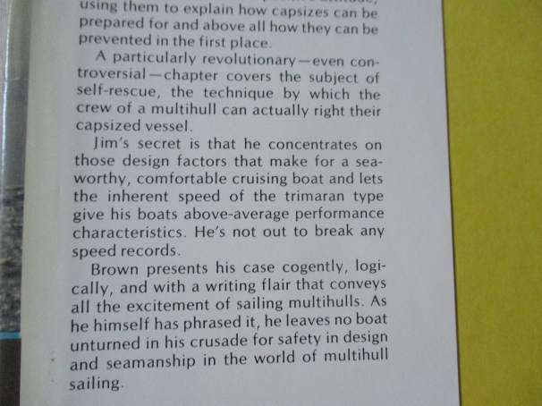 THE CASE FOR THE CRUISING TRIMARAN - JIM BROWN
