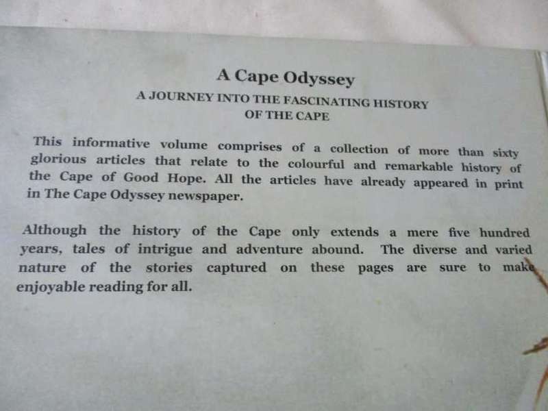 A CAPE ODYSSEY - A JOURNEY INTO THE FASCINATING HISTORY OF THE CAPE - GABRIEL ATHIROS ( SIGNED )