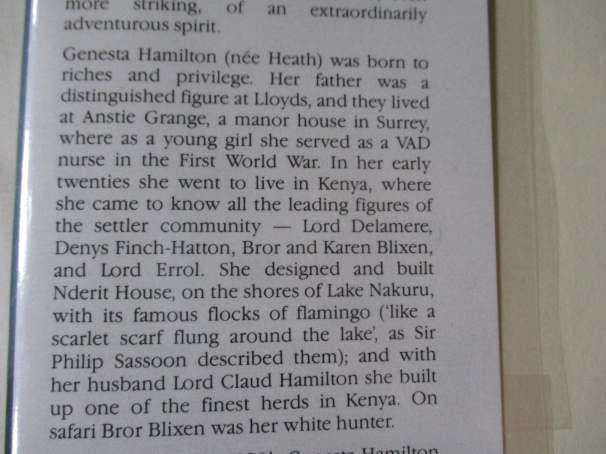 A STONE`S THROW - TRAVELS FROM AFRICA IN SIX DECADES - GENESTA HAMILTON