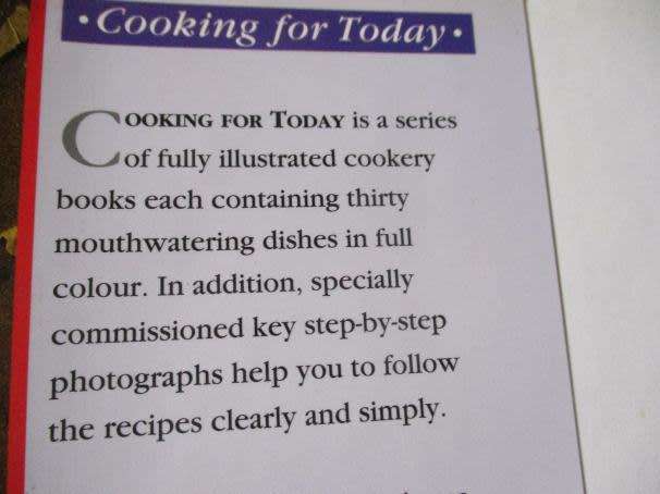 BALTI COOKING - JENNIE BERRESFORD - COOKING FOR TODAY - STEP-BY-STEP
