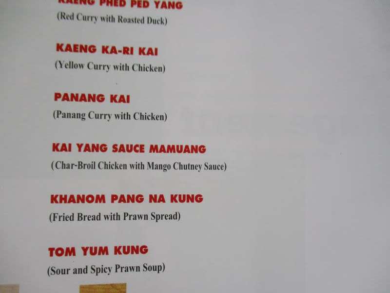 SUREE THAI CUISINE - THE FOOD OF THAILAND