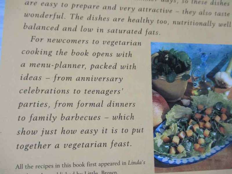 LINDA`S SUMMER KITCHEN - OVER 100 SEASONAL RECIPES FOR MEALS WITHOUT MEAT - LINDA McCARTNEY