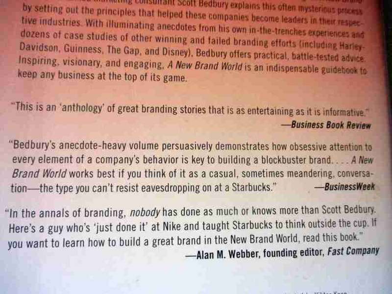 A NEW BRAND WORLD - 8 PRINCIPLES FOR ACHIEVING BRAND LEADERSHIP IN THE 21ST CENTURY - SCOTT BEDBURY
