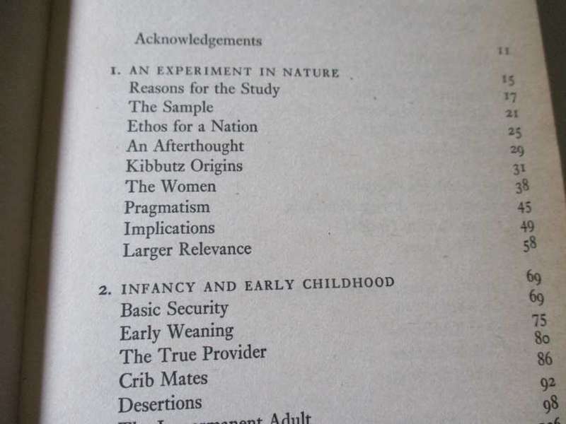 THE CHILDREN OF THE DREAM - BRUNO BETTELHEIM