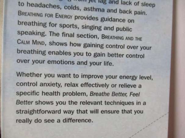BREATHE BETTER FEEL BETTER - INCREASE ENERGY, CONTROL ANXIETY, IMPROVE HEALTH AND ... - HOWARD KENT