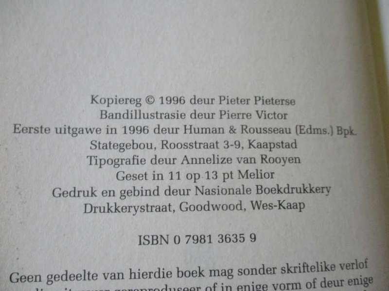 HANDE KLAP VIR AFRIKA - PIETER PIETERSE