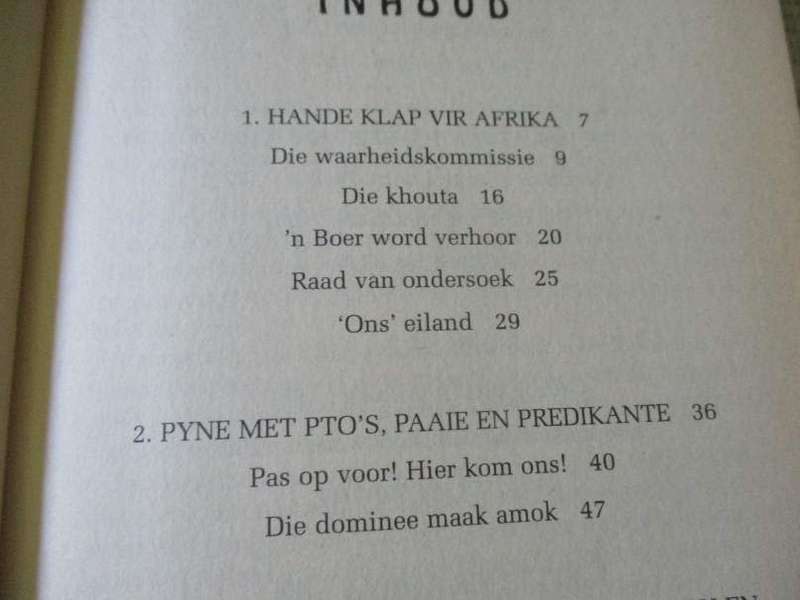 HANDE KLAP VIR AFRIKA - PIETER PIETERSE