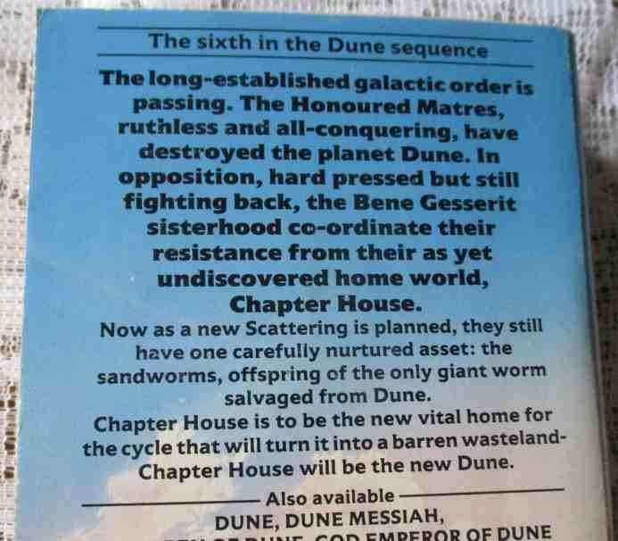 DUNE - CHAPTER HOUSE - FRANK HERBERT