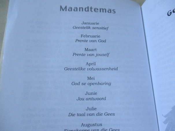 DIE GEES VAN N` AREND - BYBELSE DAGBOEK OOR GEESTELIKE INTELLIGENSIE - JANNIE LE ROUX