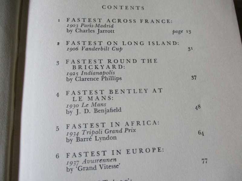 FIRST AND FASTEST - A COLLECTION OF THE WORLD`S GREATEST MOTOR RACES - RICHARD HOUGH