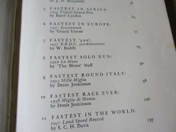 FIRST AND FASTEST - A COLLECTION OF THE WORLD`S GREATEST MOTOR RACES - RICHARD HOUGH