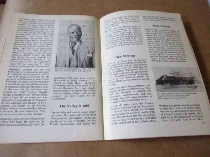 KURUMAN MOFFAT MISSION - INFORMATION BOOKLET - KURUMAN MOFFAT MISSION TRUST 1983