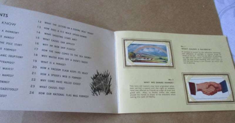 VINTAGE  TYPHOO TEA ` DO YOU KNOW ` TRADING CARDS & ALBUM - COMPLETE