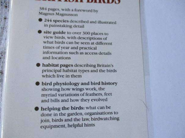 THE COMPLETE BOOK OF BRITISH BIRDS - MAGNUS MAGNUSSON / RSPB / AA