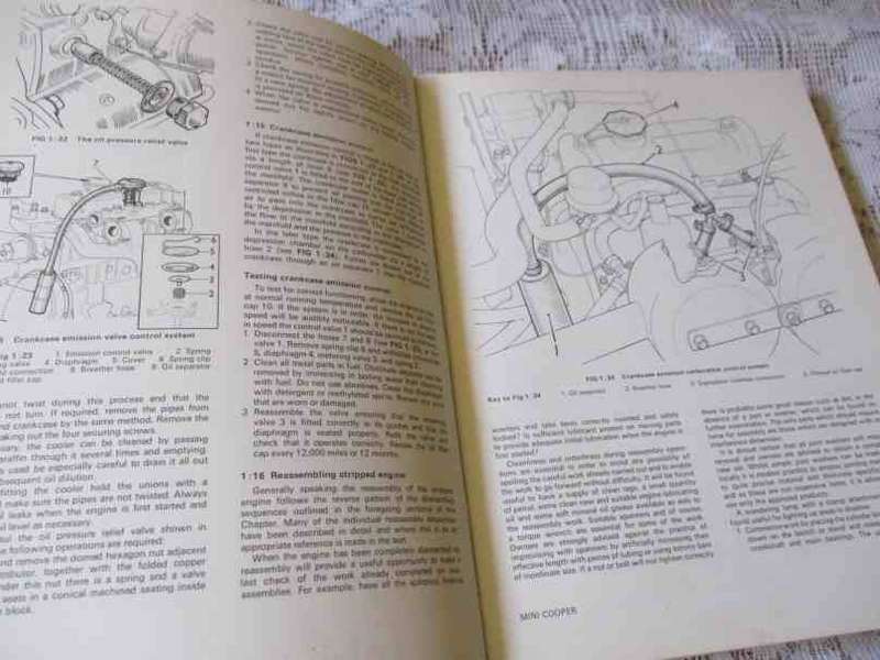 MINI COOPER WORKSHOP MANUAL