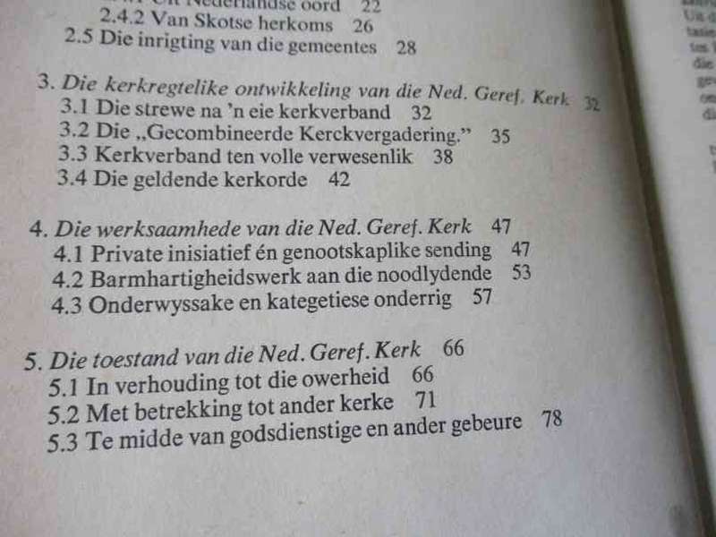 DIE NEDERDUITSE GEREFORMEERDE KERK 1652 - 1824 - DEEL EEN - PROF P.B. VAN DER WATT