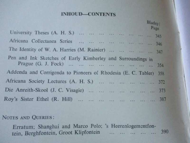AFRICANA NOTES AND NEWS / AFRICANA AANTEKENINGE EN NUUS DECEMBER 1967