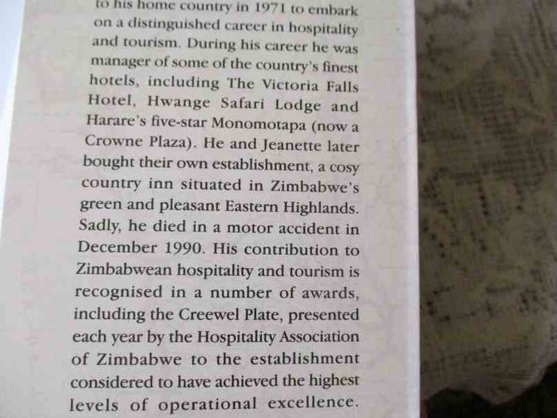 100 YEARS 1904 - 2004 - A HISTORY OF THE VICTORIA FALLS HOTEL - JOHN CREEWEL