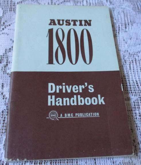 AUSTIN 1800 DRIVER`S HANDBOOK