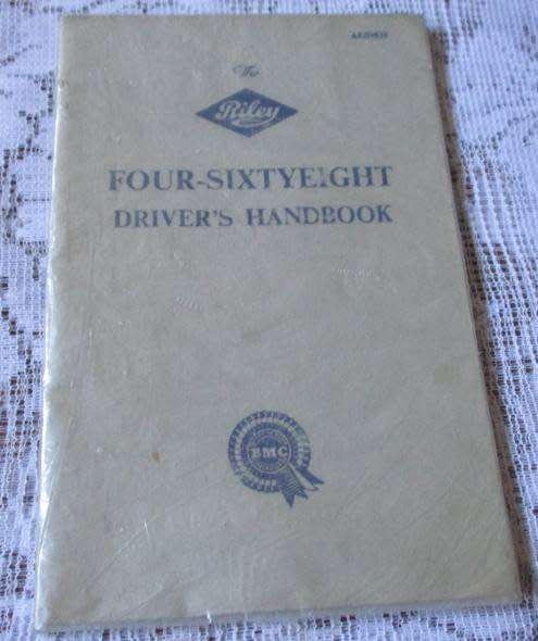 THE RILEY FOUR-SIXTYEIGHT DRIVER`S HANDBOOK