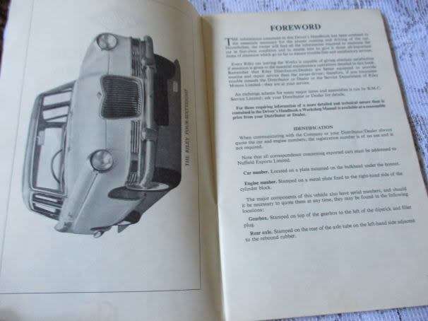THE RILEY FOUR-SIXTYEIGHT DRIVER`S HANDBOOK