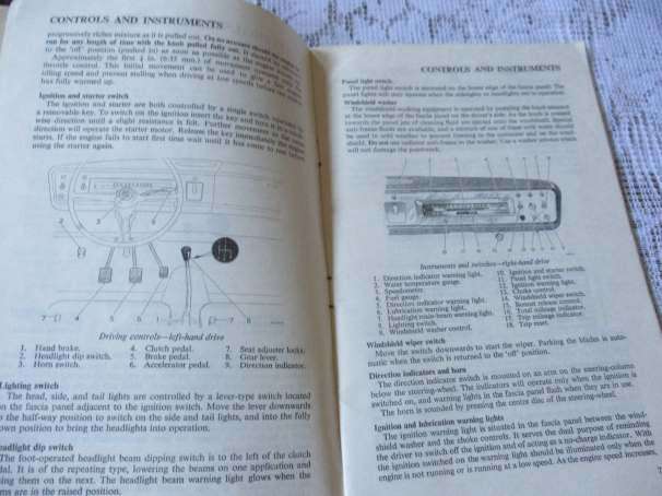 MG 1100 DRIVER`S HANDBOOK