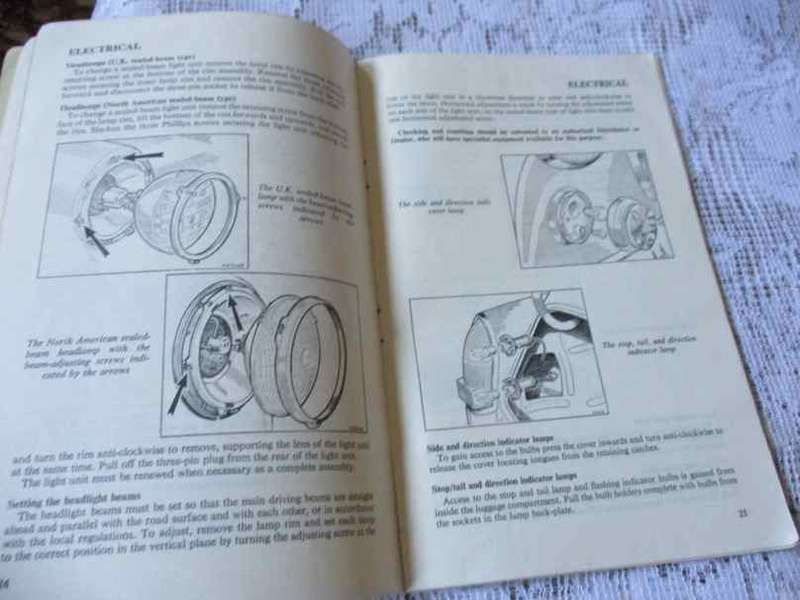 MG 1100 DRIVER`S HANDBOOK