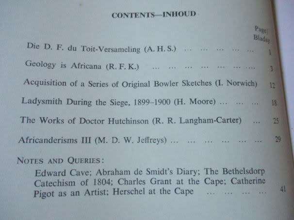 AFRICANA NOTES AND NEWS / AFRICANA AANTEKENINGE EN NUUS MAART 1970