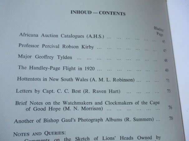 AFRICANA NOTES AND NEWS / AFRICANA AANTEKENINGE EN NUUS JUNE 1970