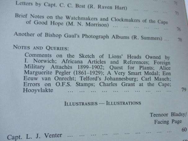 AFRICANA NOTES AND NEWS / AFRICANA AANTEKENINGE EN NUUS JUNE 1970